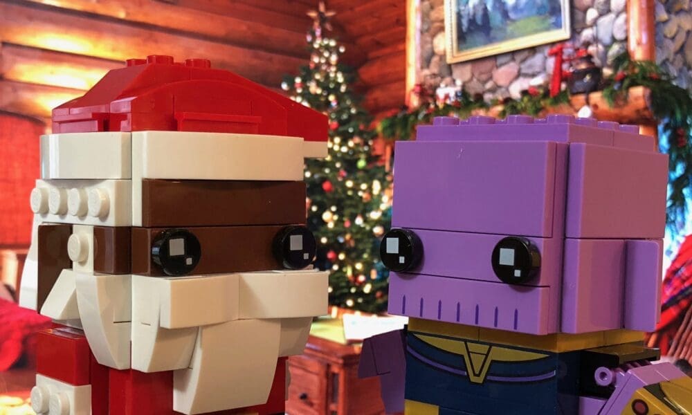 LEGO Brickheadz Soul Santa and Marvel Guardians of the Galaxy Thanos
