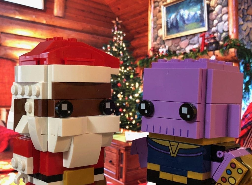 LEGO Brickheadz Soul Santa and Marvel Guardians of the Galaxy Thanos