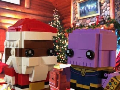 LEGO Brickheadz Soul Santa and Marvel Guardians of the Galaxy Thanos