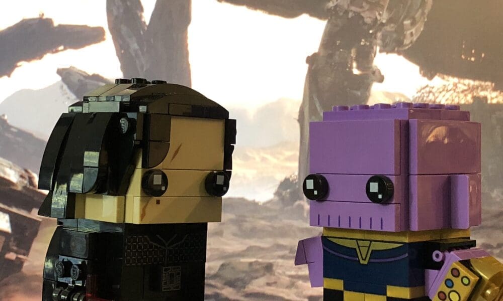 LEGO Brickheadz Star Wars Kylo Ren and Marvel Guardians of the Galaxy Thanos