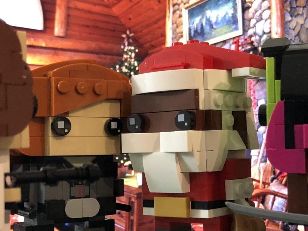 LEGO Brickheadz Soul Santa, Marvel Avengers Black Widow, Star Wars Princess Leia, and Marvel Guardians of the Galaxy Gamora