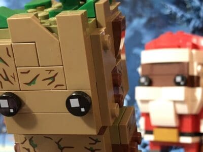LEGO Brickheadz Marvel Guardians of the Galaxy Groot and Soul Santa