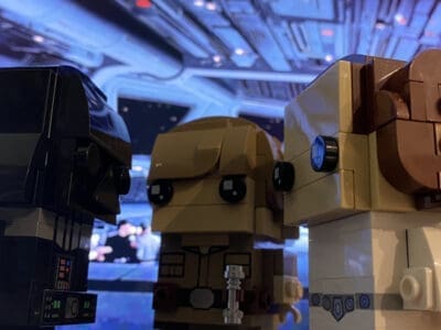LEGO Brickheadz Star Wars Darth Vader, Luke Skywalker, Princess Leia