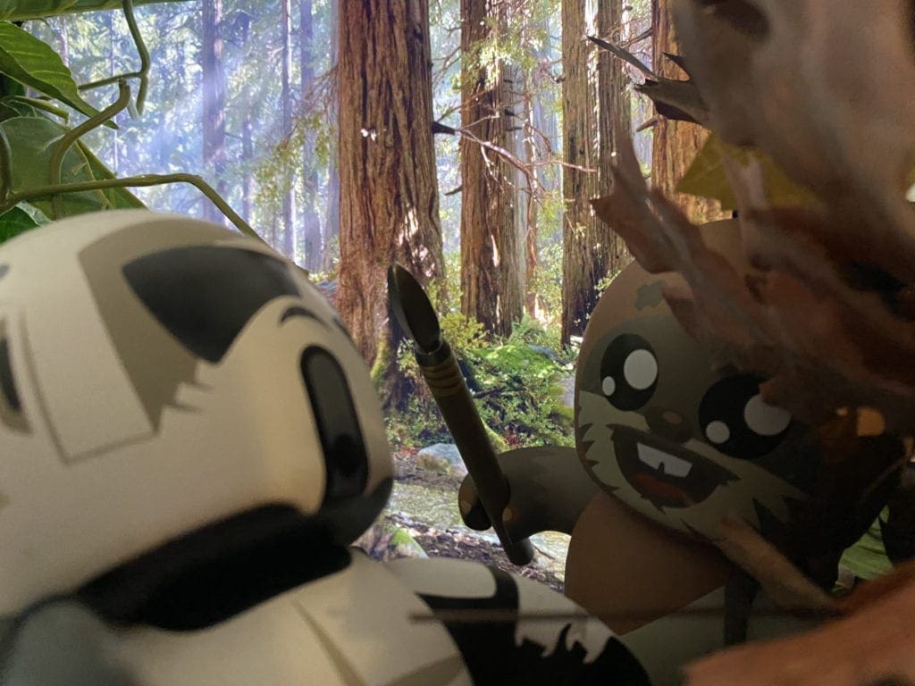 Mighty Muggs Star Wars Scout Trooper and Ewok