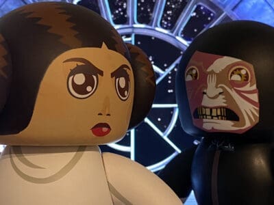 Mighty Muggs Star Wars Emperor Palpatine and Princess Leia