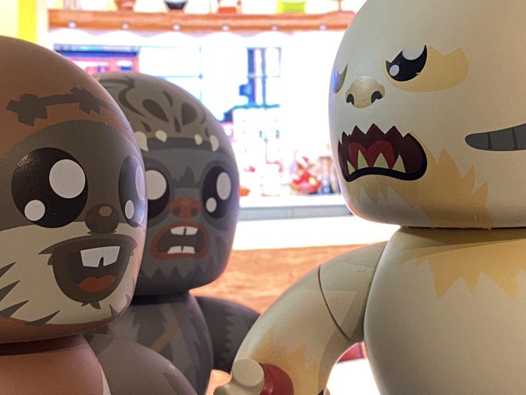 Mighty Muggs Star Wars Ewoks and Wampa