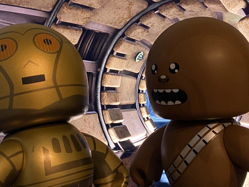 Mighty Muggs C-3PO and Chewbacca