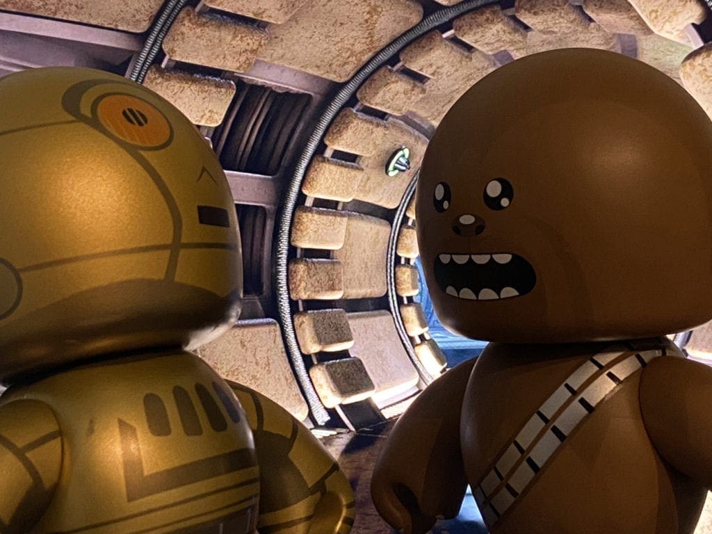 Mighty Muggs C-3PO and Chewbacca