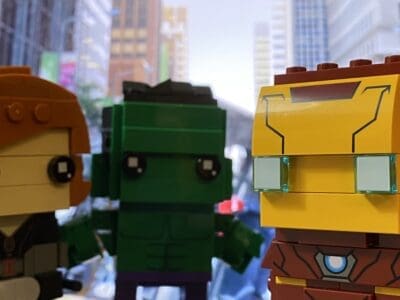 LEGO Brickheadz Marvel Avengers Iron Man, Black Widow and Hulk