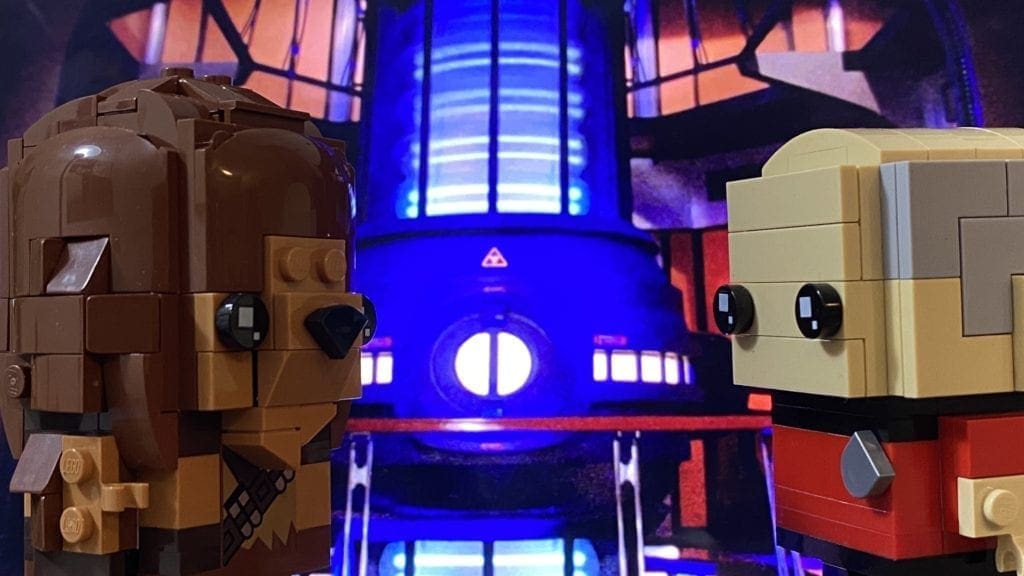 LEGO Brickheadz Star Wars Chewbacca and MOC Star Trek TNG Captain Picard
