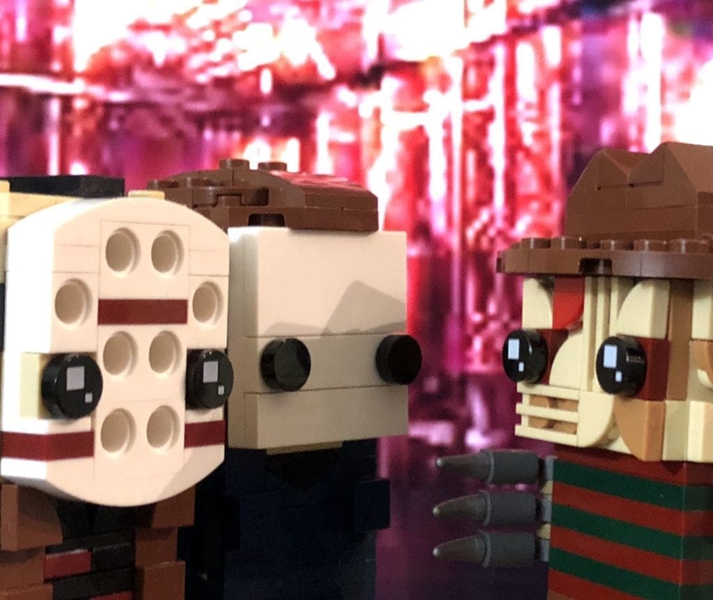 LEGO Brickheadz Friday the 13th Jason Voorhees, A Nightmare on Elm Street Freddy Kruger, Halloween Michael Myers by Stormythos