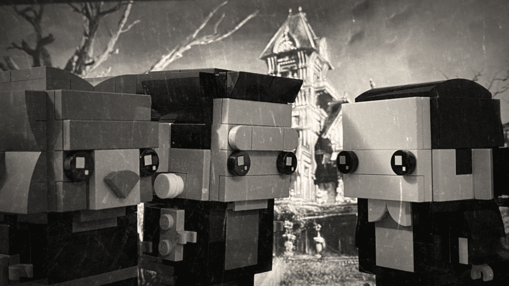 LEGO Brickheadz Universal Monsters Dracula, Frankenstein, and Wolfman