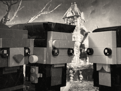 LEGO Brickheadz Universal Monsters Dracula, Frankenstein, and Wolfman