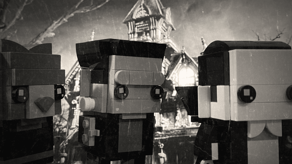 LEGO Brickheadz Universal Monsters Dracula, Frankenstein, and Wolfman