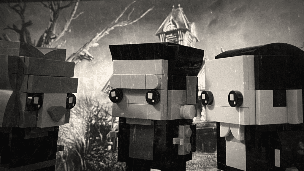 LEGO Brickheadz Universal Monsters Dracula, Frankenstein, and Wolfman