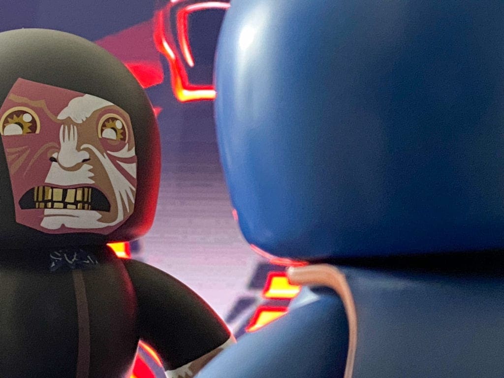 Mighty Muggs Cobra Commander and Star Wars Emperor Palpatine