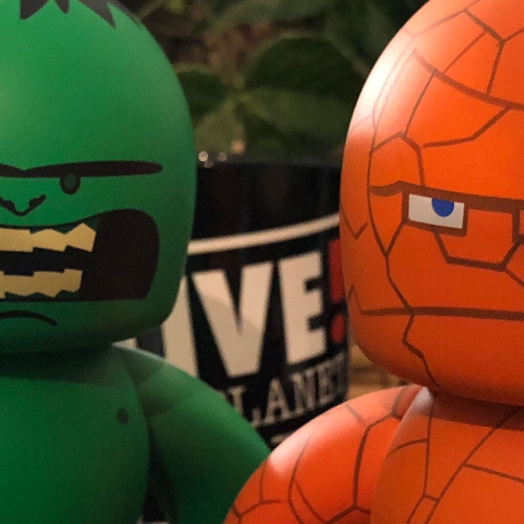 Mighty Muggs Marvel Hulk and The Thing