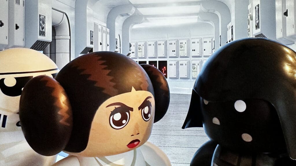 Mighty Muggs Star Wars Darth Vader, Princess Leia and Stormtrooper