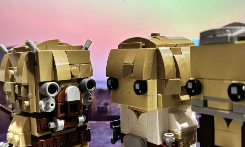 LEGO Brickheadz Star Wars Luke Skywalker, Obi Wan Kenobi and Tusken Raider
