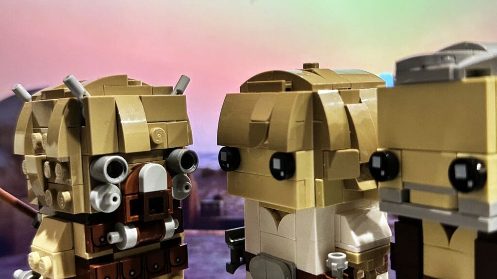 LEGO Brickheadz Star Wars Luke Skywalker, Obi Wan Kenobi and Tusken Raider