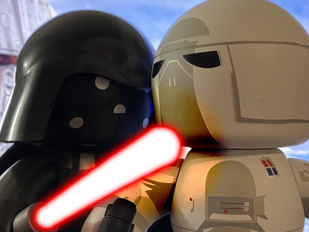 Mighty Muggs Star Wars Darth Vader and Snowtrooper