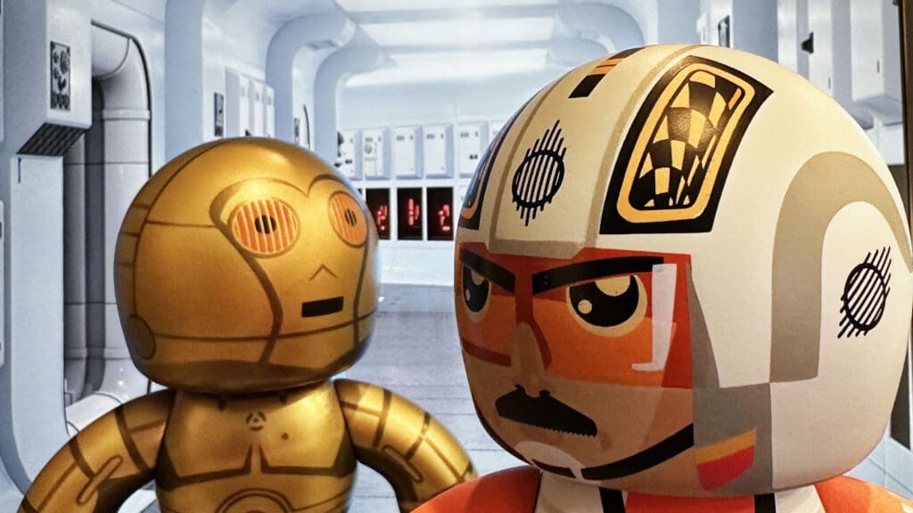 Mighty Muggs Star Wars C3PO and Biggs Darklighter