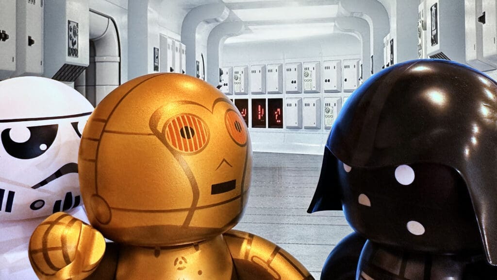 Mighty Muggs Star Wars C3PO, Darth Vader and Stormtrooper