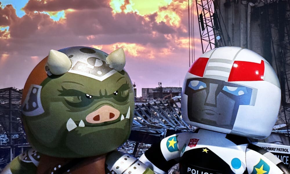 Mighty Muggs Transformers Prowl and Star Wars Gamorrean Guard