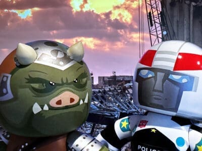 Mighty Muggs Transformers Prowl and Star Wars Gamorrean Guard