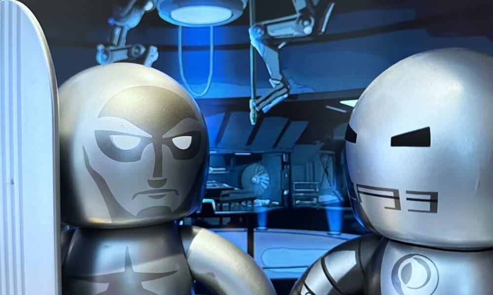 Mighty Muggs Marvel Silver Surfer and Iron Man