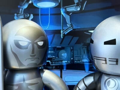 Mighty Muggs Marvel Silver Surfer and Iron Man