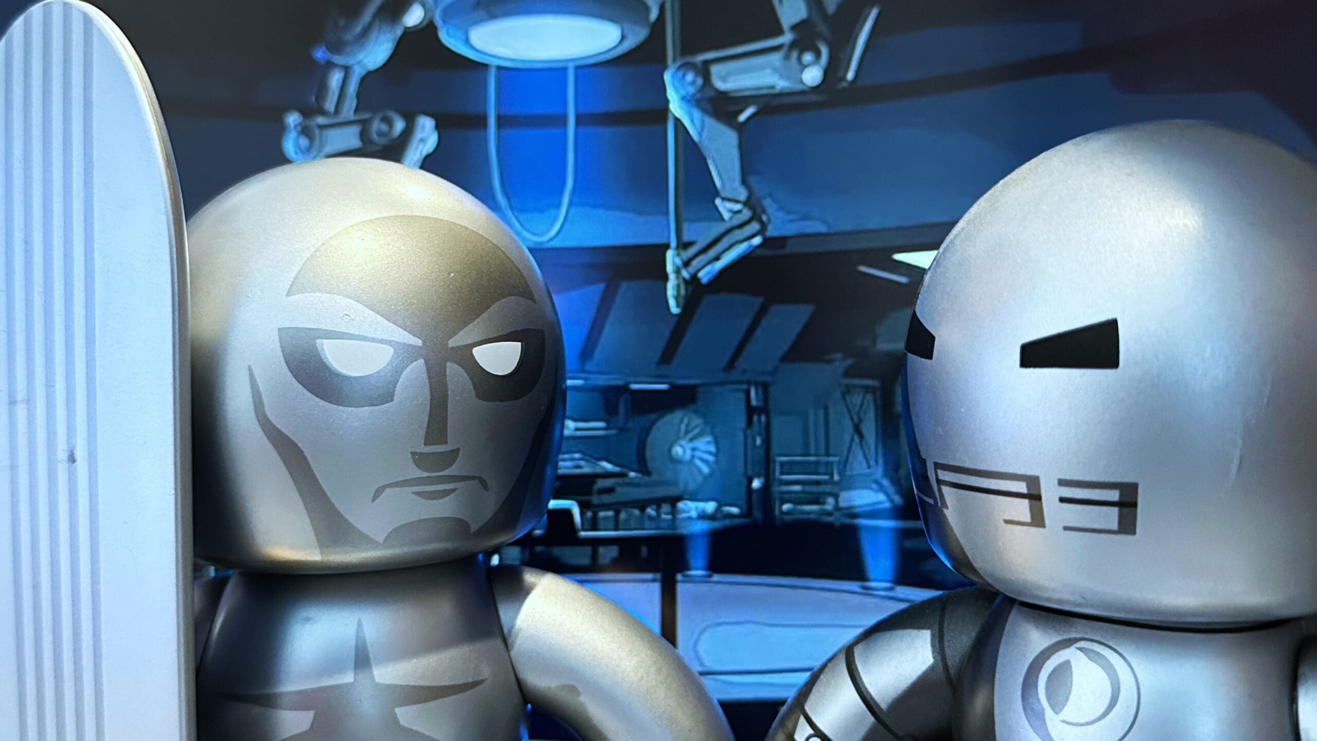 Mighty Muggs Marvel Silver Surfer and Iron Man