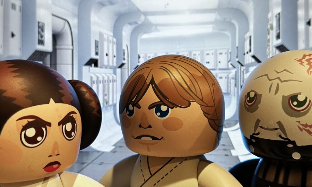 Mighty Muggs Star Wars Luke Skywalker, Princess Leia and Darth Vader