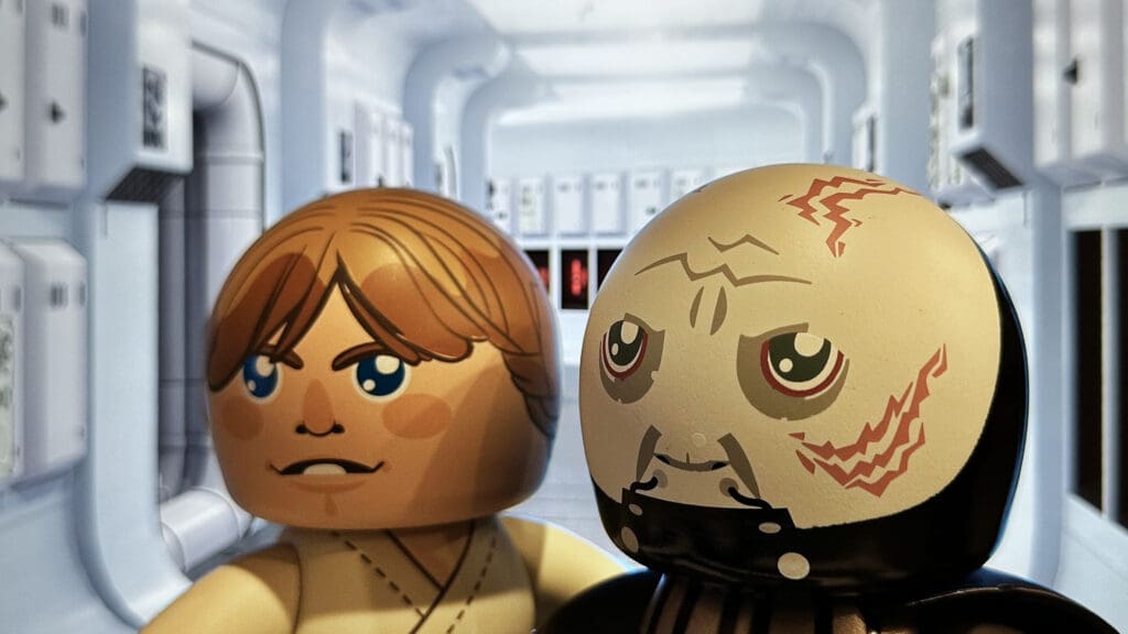 Mighty Muggs Star Wars Luke Skywalker and Darth Vader