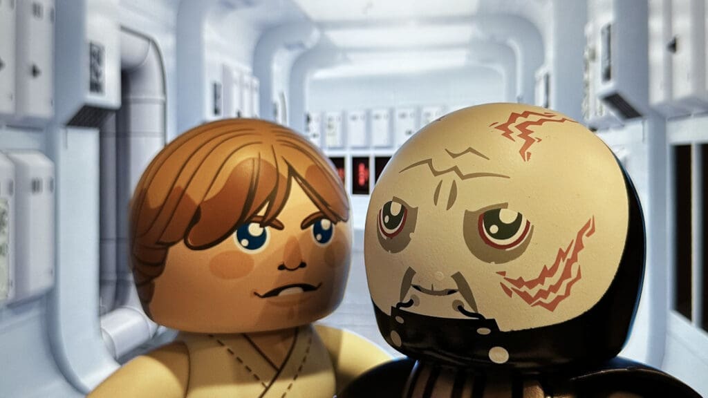 Mighty Muggs Star Wars Luke Skywalker, Princess Leia and Darth Vader