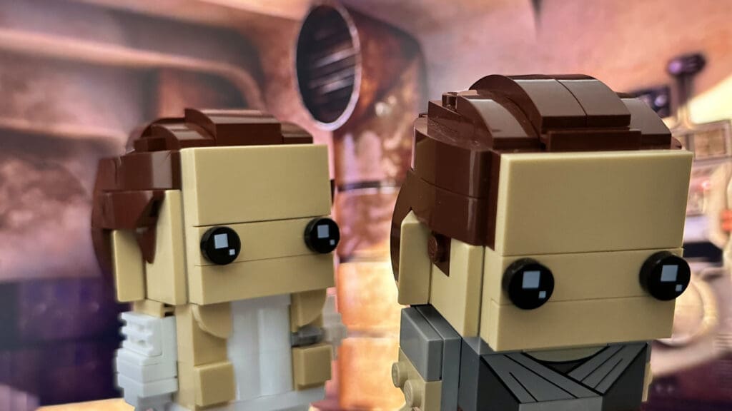 LEGO Brickheadz Star Wars Rey and Princess Leia