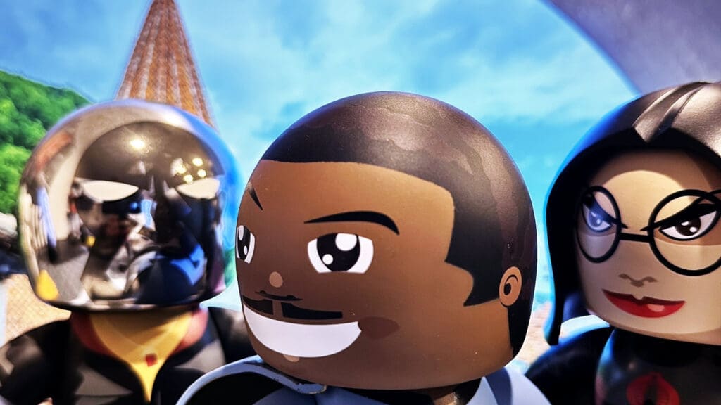 Mighty Muggs GI Joe Destro, Star Wars Lando Calrissian, and GI Joe The Baroness