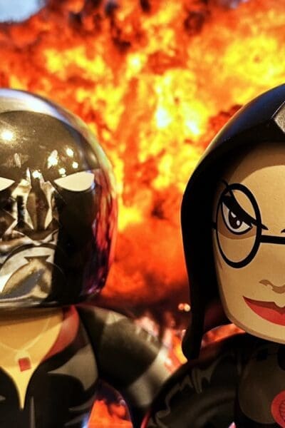 Mighty Muggs GI Joe Destro and The Baroness