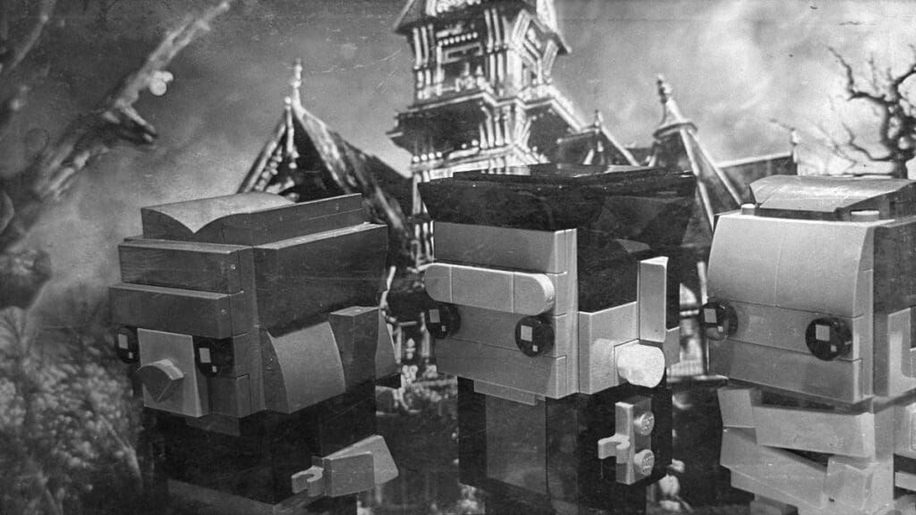 LEGO Brickheadz Wolfman, Frankenstein and Mummy by Flyingsiouxminifig