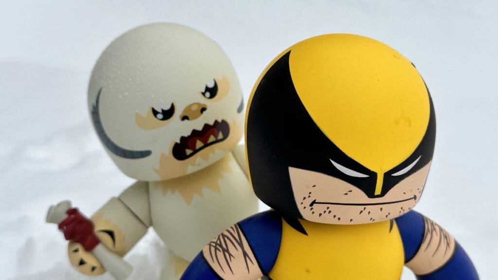 Mighty Muggs Marvel X-Men Wolverine and Star Wars Wampa