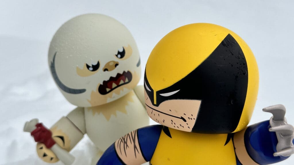 Mighty Muggs Marvel X-Men Wolverine and Star Wars Wampa