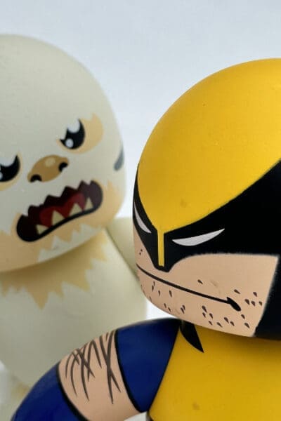 Mighty Muggs Marvel X-Men Wolverine and Star Wars Wampa