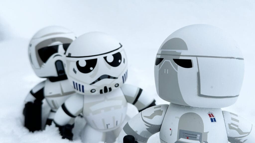 Mighty Muggs Star Wars Imperial Stormtroopers on Hoth