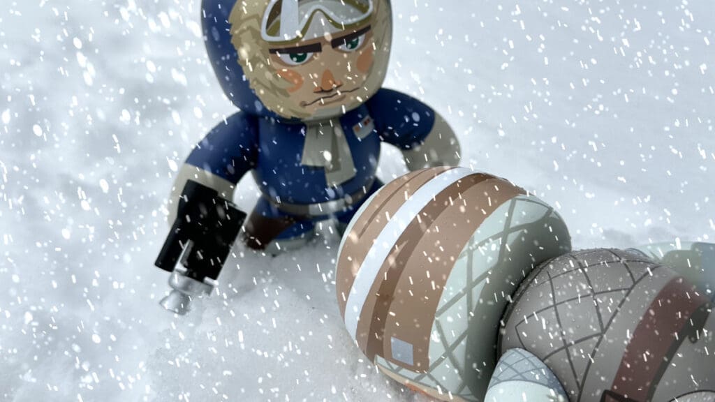 Mighty Muggs Hoth Luke Skywalker, Hoth Han Solo