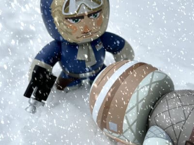 Mighty Muggs Hoth Luke Skywalker, Hoth Han Solo