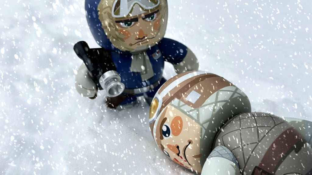 Mighty Muggs Hoth Luke Skywalker, Hoth Han Solo