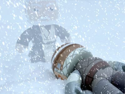 Mighty Muggs Hoth Luke Skywalker, Obi-Wan Kenobi