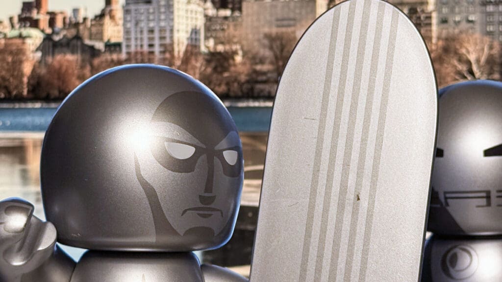 Mighty Muggs Silver Surfer and Iron Man