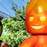 Mighty Muggs Human Torch and Captain America