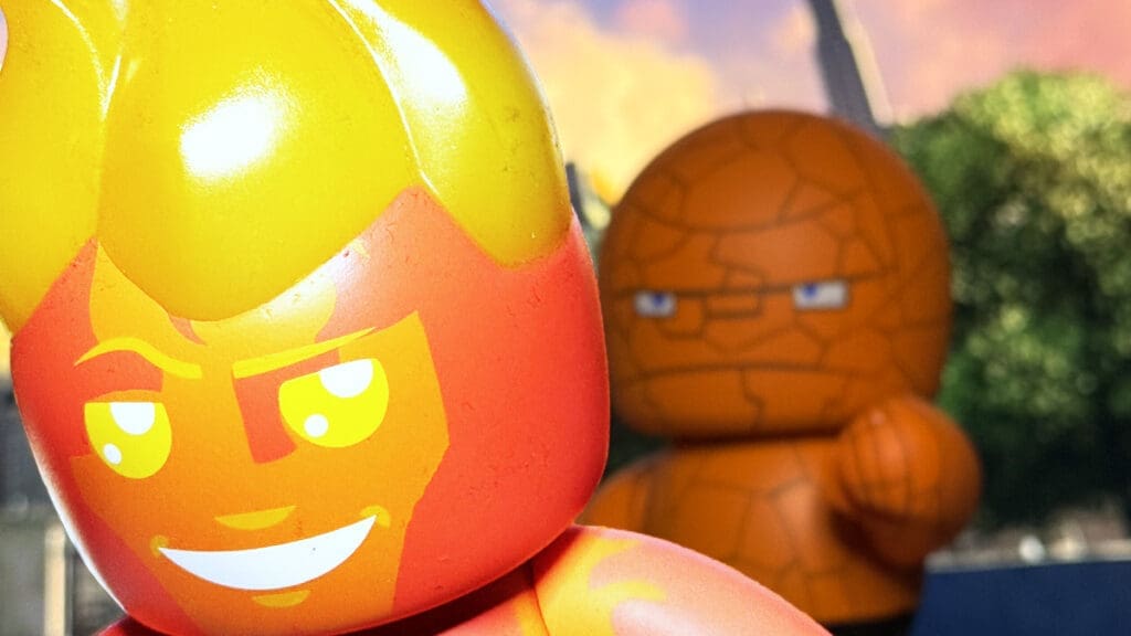 Mighty Muggs Marvel Human Torch, The Thing